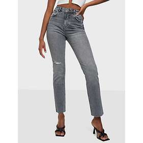 Pieces Eda HW Straight Jeans (Femme)