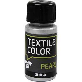 Creativ Company Textile Color Pearl Textilfärg Silver 50ml