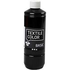 Creativ Company Textile Color Basic Textilfärg Svart 500ml