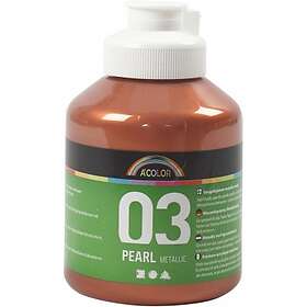 A-Color Pearl Metallic Akrylmaling Koppar 500ml