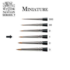 Winsor & Newton Series 7 Kolinsky Sable Miniature Pensel 7-1