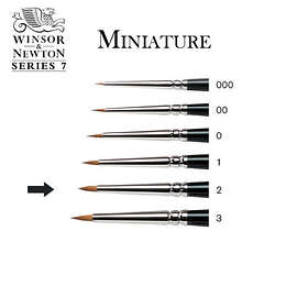 Winsor & Newton Series 7 Kolinsky Sable Miniature Pensel 7-2