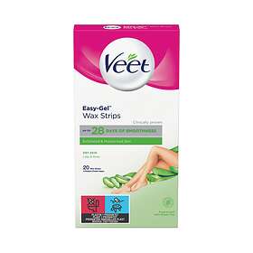 Veet Easy-Gel Dry Skin Wax Strips 20st