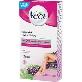 Veet Easy-Gel Normal Skin Wax Strips 40st
