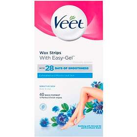 Veet Easy-Gel Sensitive Skin Wax Strips 40st