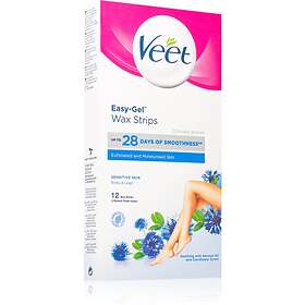 Veet Easy-Gel Sensitive Skin Wax Strips 12st