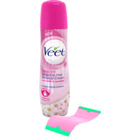 Veet Normal Skin Spray On Hair Removal Cream 150ml