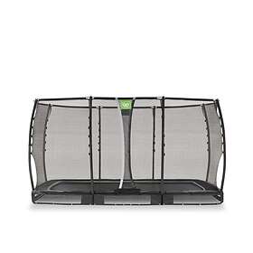 Exit Allure Premium Ground Trampoline with Safety Net 214x366cm