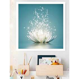 5D DIY Diamond Painting Lotusblomma