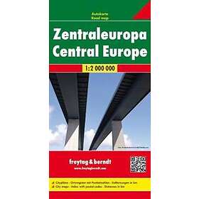 Central Europe Road Map 1:2 000 000