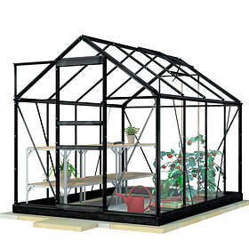 Lykke Växthus 5m² (Glas/Aluminium)