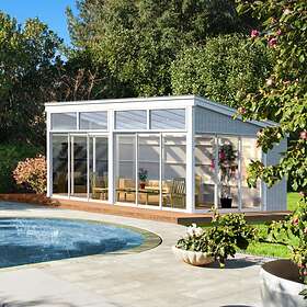 Landskap Sparkle Växthus 23,8m² (Glass/Wood)