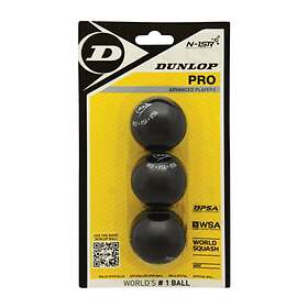 Dunlop Sport Squash Ball Pro Blister 3-pack