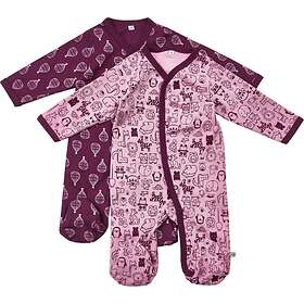 Pippi Nightsuit With Feet Pyjamas 2-pack