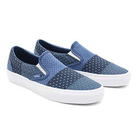 vans slip on denim patchwork