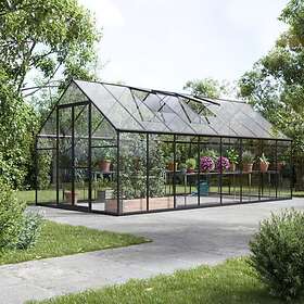 Gardeney Växthus 12,3m² (Aluminium/Glas)