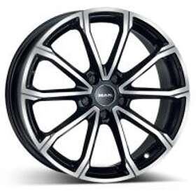 MAK Wheels Davinci Black Polished 7.5x17 5/112 ET51 CB57.1