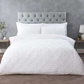 Parure de lit en coton 200x220 cm motif baroque gris/blanc 100%  coton/renforcé avec
