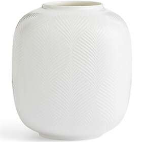 Wedgwood White Folia Rund Vase 210mm