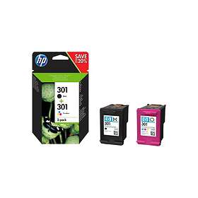 HP 301 (N9J72AE) 2-pack (svart)