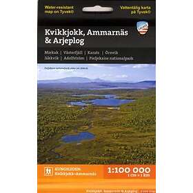 Kvikkjokk, Ammarnäs & Arjeplog 1-100.000