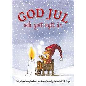 God Jul Och Gott Nytt År Vykortsbok