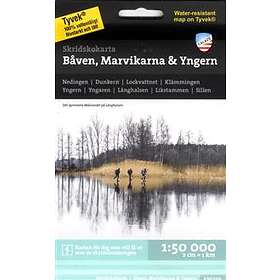 Skridskokarta Båven, Marvikarna & Yngern 1-50.000
