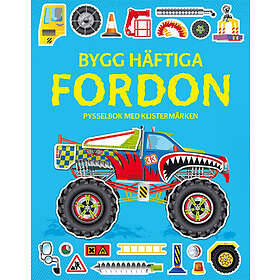 Bygg Häftiga Fordon Pysselbok Med Klistermärken