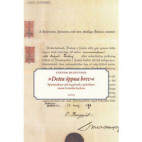 Detta Öppna Brev Spiritualitet Och Regelverk I Prästbrev Inom Svensk