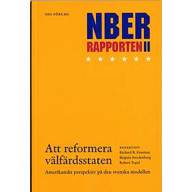 Att Reformera Välfärdsstaten Nber-rapporten 2 Amerikanskt Perspektiv