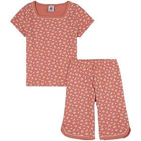 Petit Bateau Blommig Pyjamasset with t-shirt