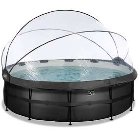 Exit Round Pool with Sandfilter Cover and Heat Pump 488x122cm