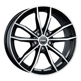 Rial X12 Diamond Black Polish 7.5x18 5/112 ET46 CB57.1