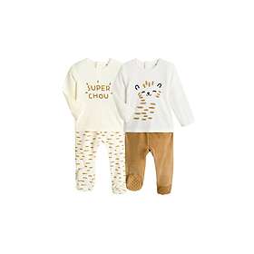 La Redoute Velourpyjamas 2-pack