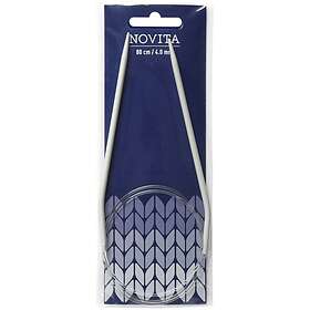 Novita Rundstickor Aluminium 80cm 4,0mm