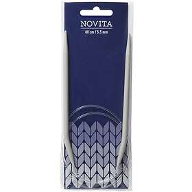 Novita Rundstickor Aluminium 80cm 5,5mm