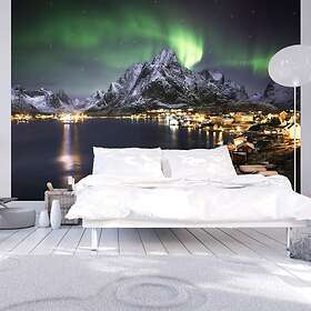 Arkiio Fototapet Självhäftande Aurora Borealis fototapet borealis 14