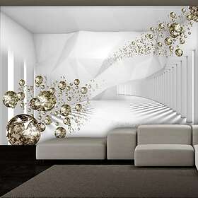 Arkiio Fototapet Diamond Corridor Grey (Grey) 150x105