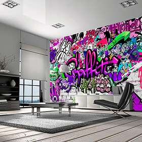 Arkiio Fototapet Purple Graffiti 200x140