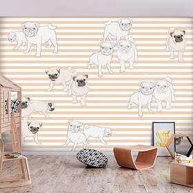 Arkiio Fototapet Playful Dogs 150x105