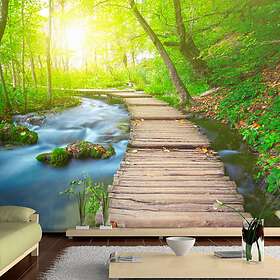 Arkiio Fototapet Green Forest forest 100x70