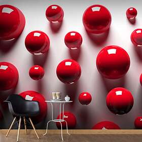 Arkiio Fototapet Red Balls 150x105