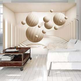 Arkiio Fototapet Beige Balls 100x70