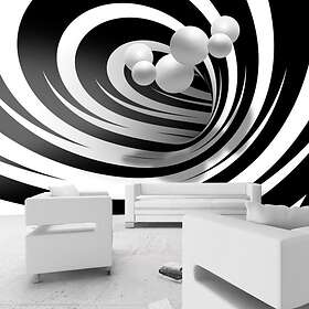 Arkiio Fototapet Twisted In Black & White 100x70