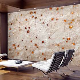 Arkiio Fototapet Stone And Gold and 100x70