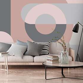 Arkiio Fototapet Geometric Wreath Rosa (Pink) 250x175