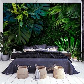 Arkiio Fototapet Självhäftande Dark Jungle fototapet 245x175