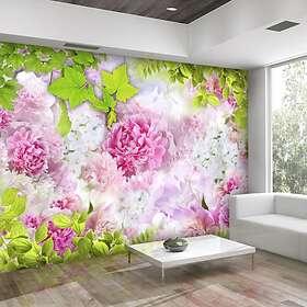 Arkiio Fototapet Självhäftande Peonies fototapet 245x175