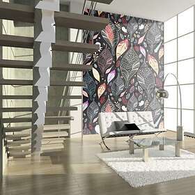 Arkiio Fototapet Höstlöv På Svart Bakgrund på svart bakgrund 200x154