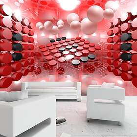 Arkiio Fototapet Playing In Red And Black in red and black 150x105